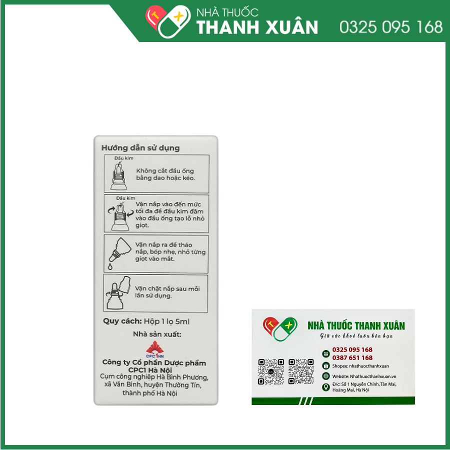 Timo Drop giảm áp lực nội nhãn, trị Glaucom